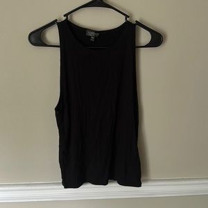Medium length, high neck tank top (size 8)